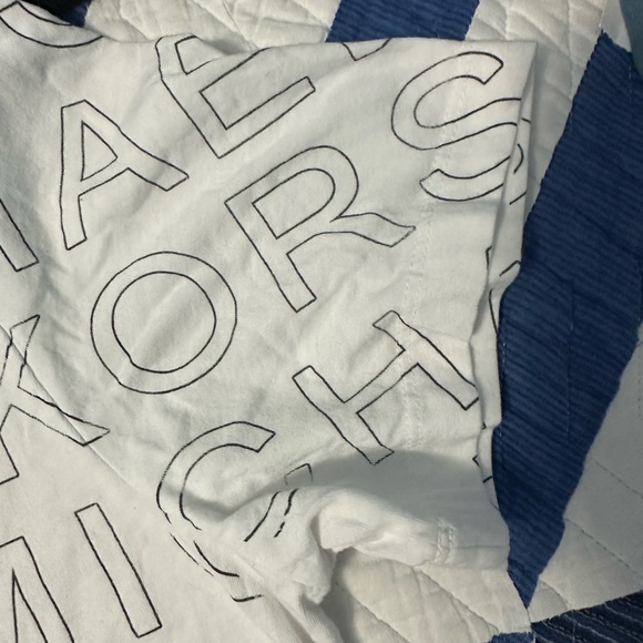 Michael Kors White Graphic Tee - Picture 3 of 5